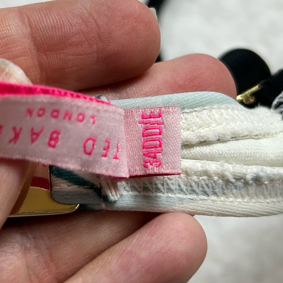 Ted Baker Underwire Floral Bikini Top 34DD - Picture 5 of 8